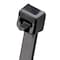Panduit Cable Tie, 8-1/2 in L, 2 in Max Bundle Dia., Black, Nylon 6/6, 80 lb Strength, 250 PK PRT2H-TL0 - alternate 4